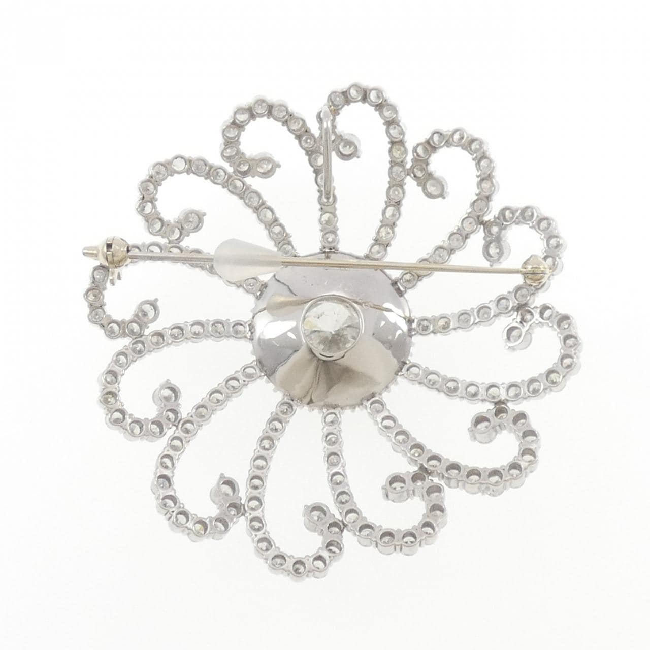 PT900 ダイヤモンド ブローチ 3.07CT