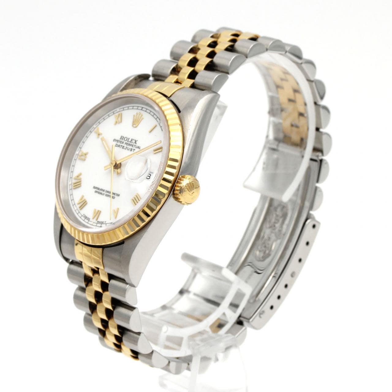 【ノーメンテナンス還元価格】ロレックス デイトジャスト 16233 SSxYG 自動巻 W番