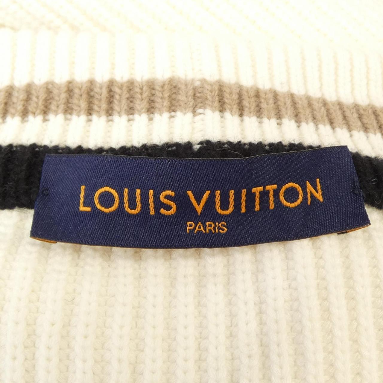 ルイヴィトン LOUIS VUITTON オーバーサイズVネックシグネチャープルオーバー HON05WSQ4 ニット