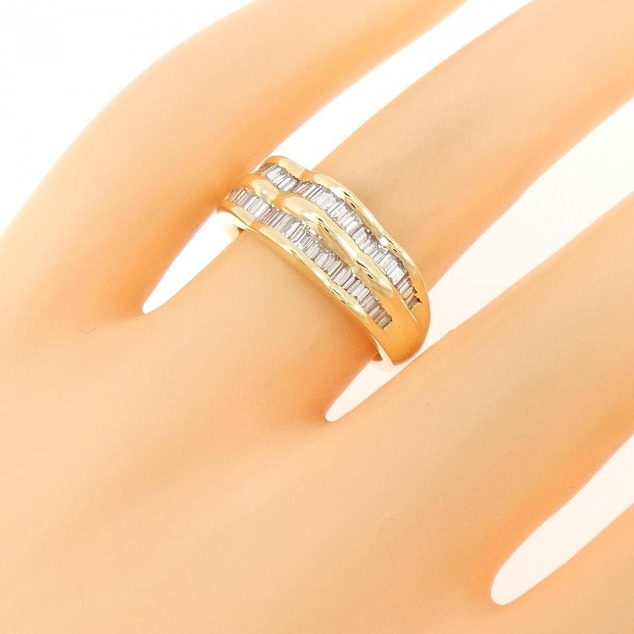 K18YG ダイヤモンド リング 1.00CT