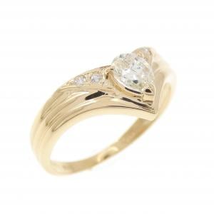 K18YG ダイヤモンド リング 0.23CT