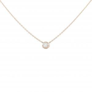 スタージュエリー ムーン セッティング ネックレス 0.10CT