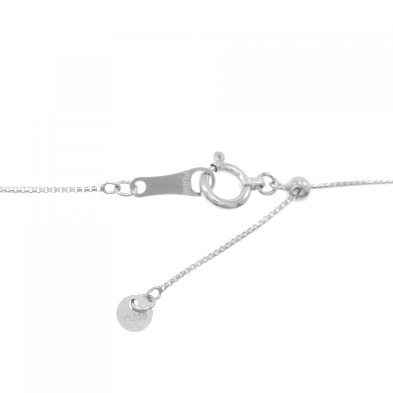 [BRAND NEW] PT Garnet Necklace 0.20CT