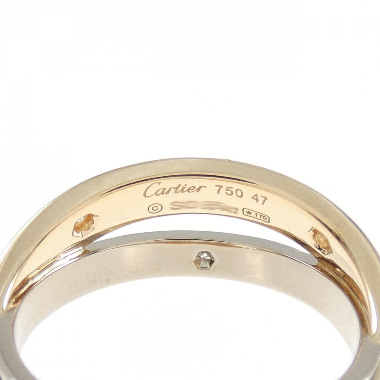 Cartier蜜蜂爱心戒指