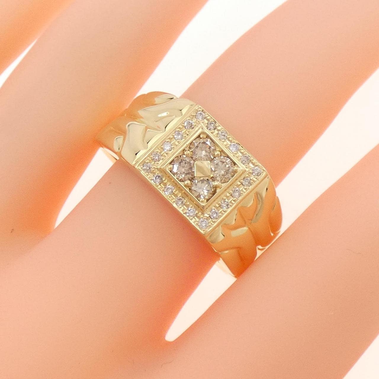 [新品] K18YG鑽石0.48CT