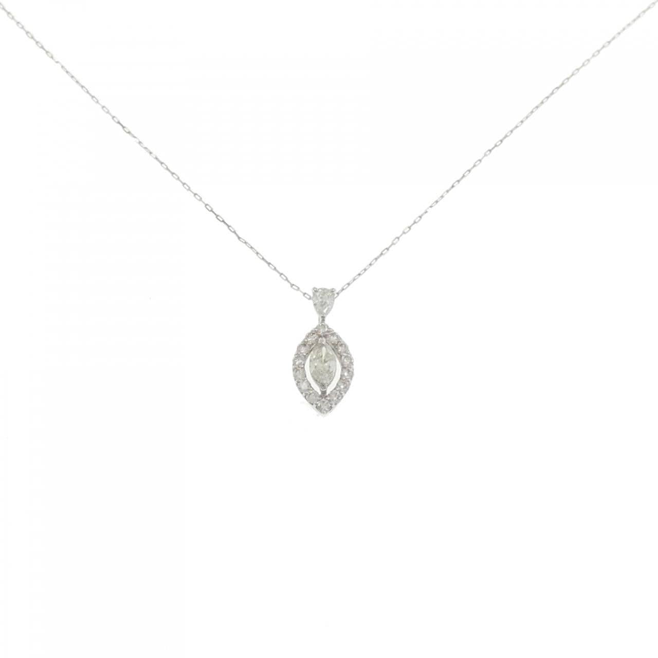 【新品】PT900/PT850 ダイヤモンド ネックレス 0.35CT