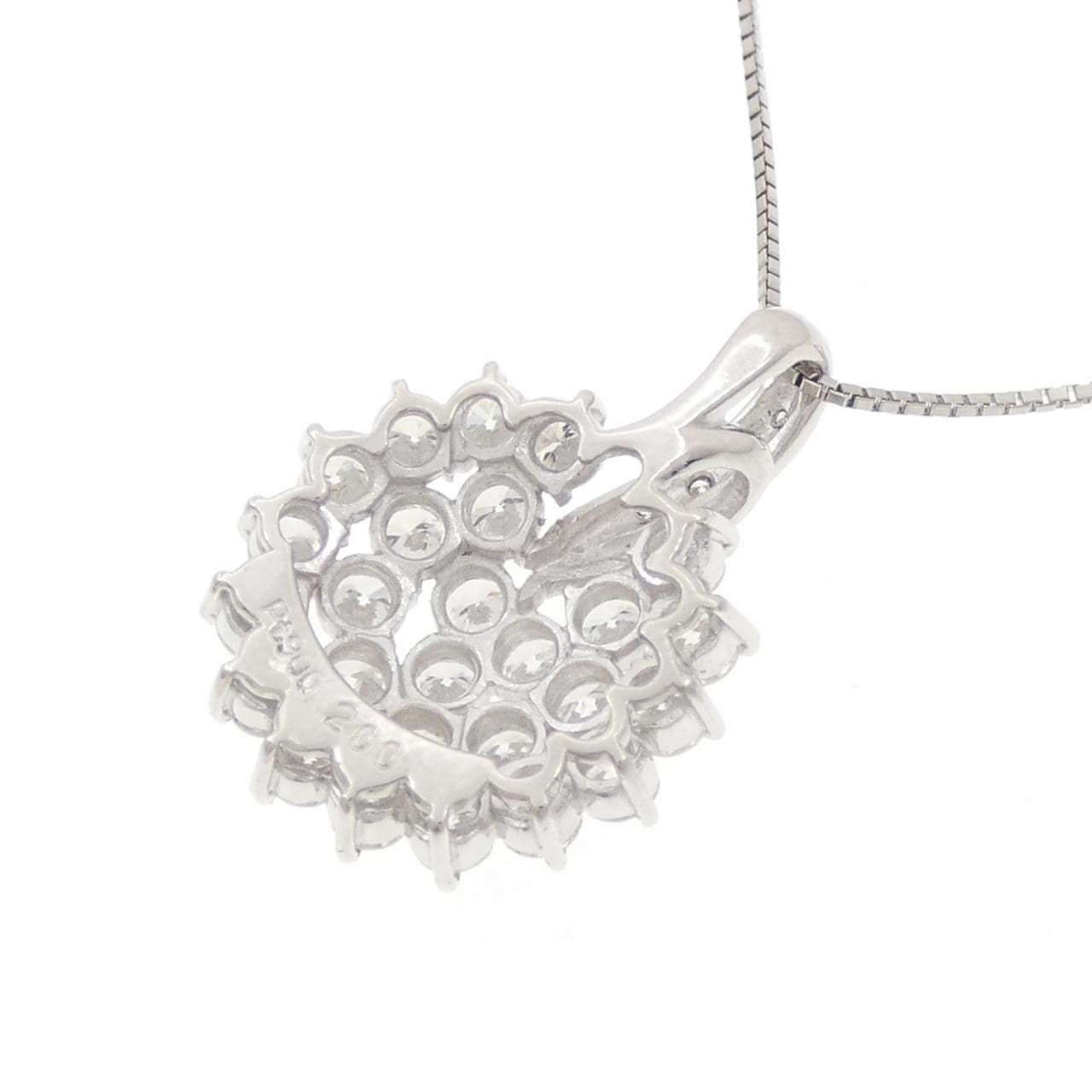 PT900/PT850 ダイヤモンド ネックレス 2.00CT