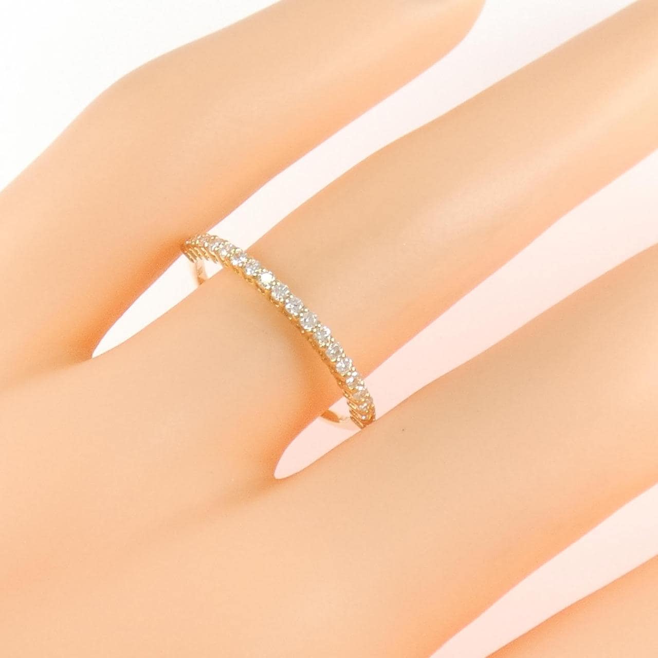 【リメイク】K18YG ダイヤモンド リング 0.20CT