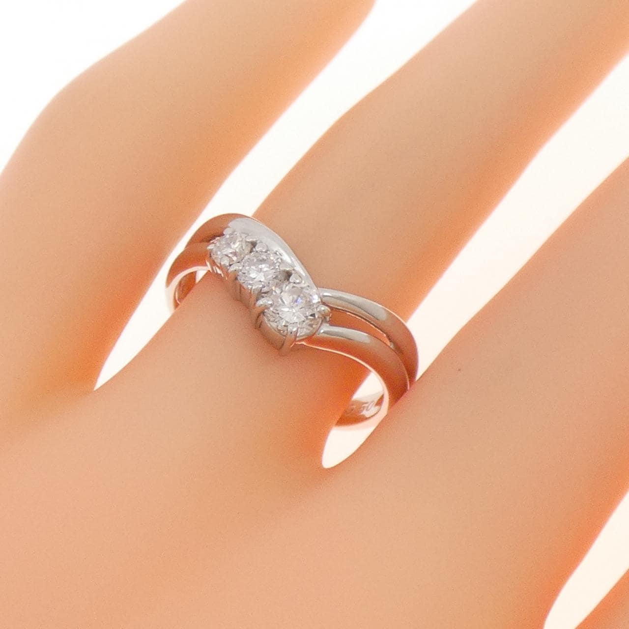 PT900 ダイヤモンド リング 0.50CT