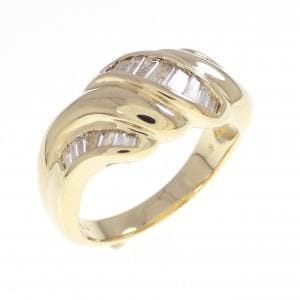 K18YG ダイヤモンド リング 0.50CT