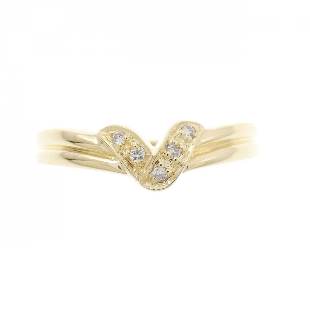 K18YG ダイヤモンド リング 0.04CT