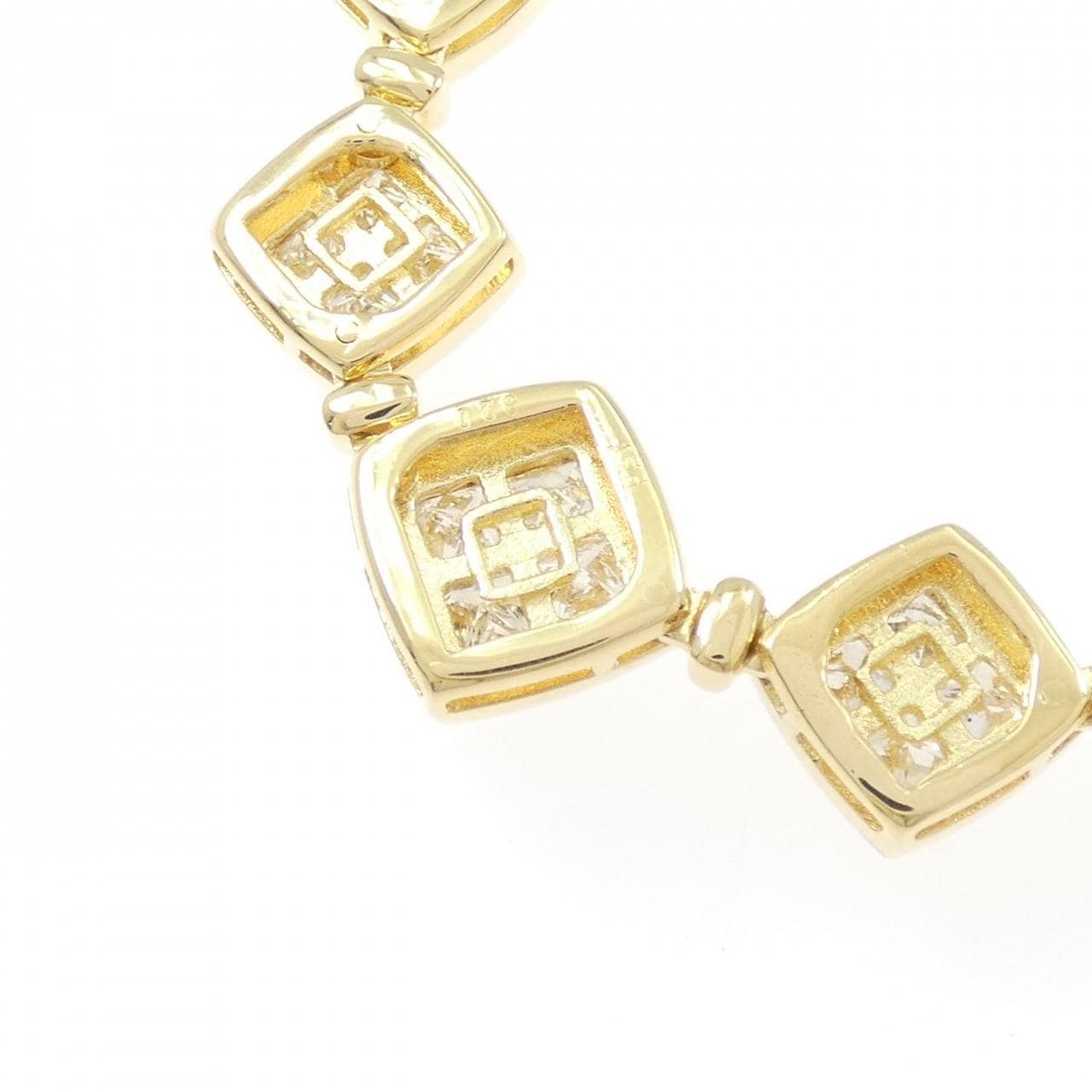 K18YG ダイヤモンド ネックレス 3.20CT