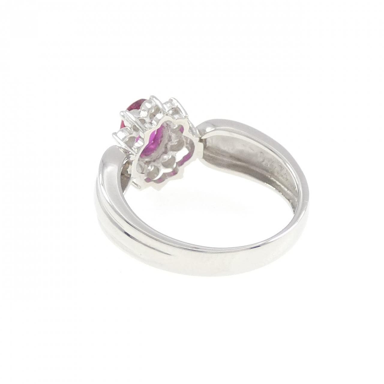 PT900 ルビー リング 0.475CT