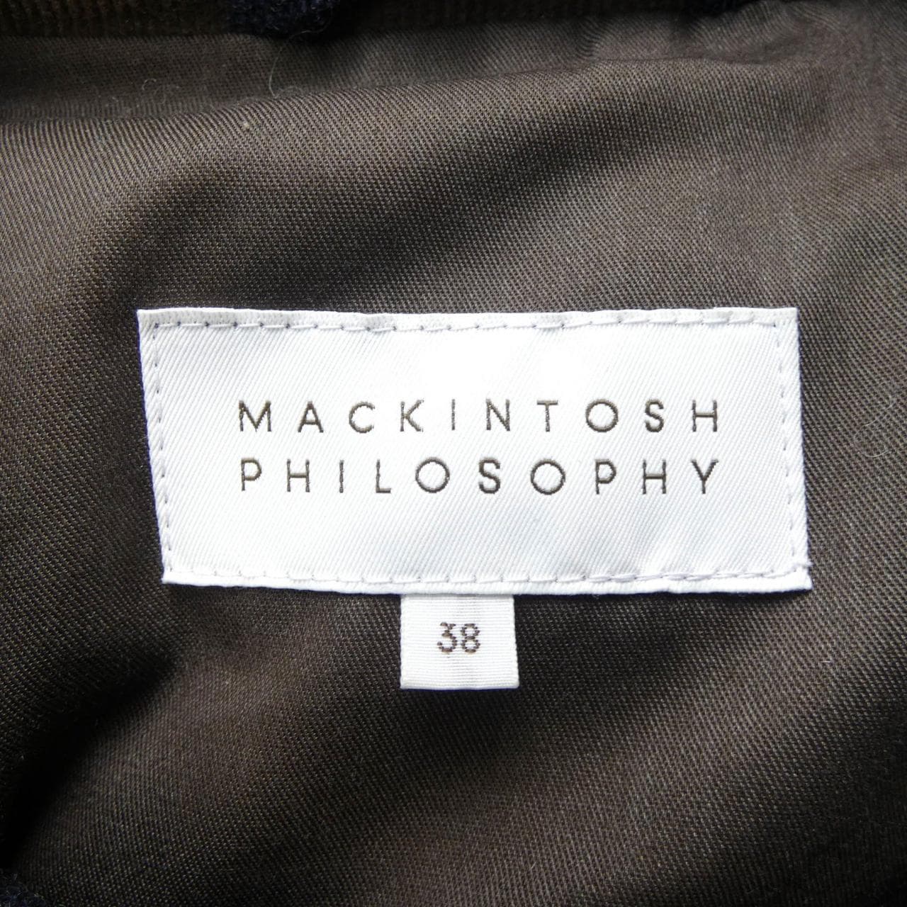 マッキントッシュフィロソフィー MACKINTOSH PHILOSOPH ダウンベスト