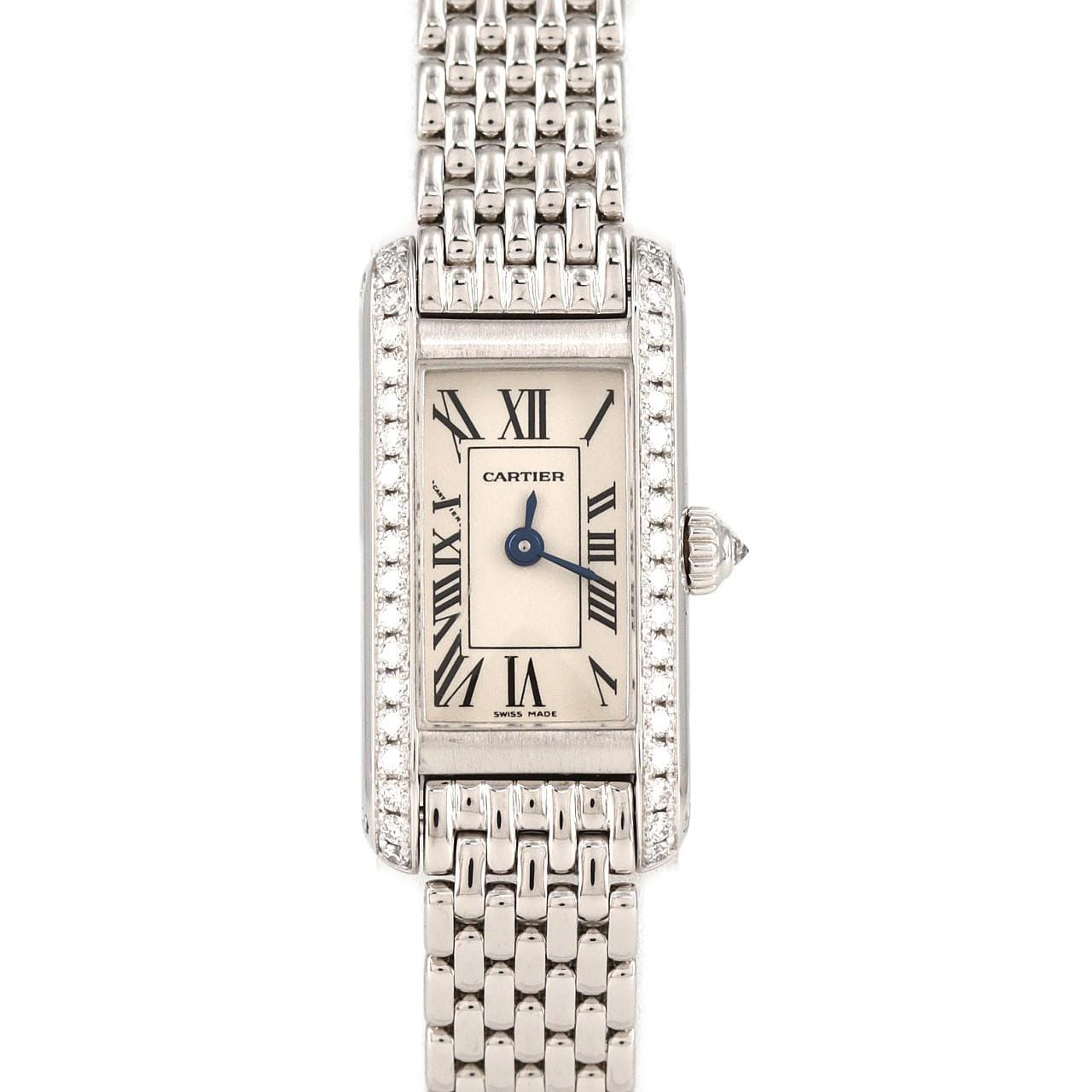 カルティエ タンクアロンジェ WG/D WB3026U3 WG クォーツ