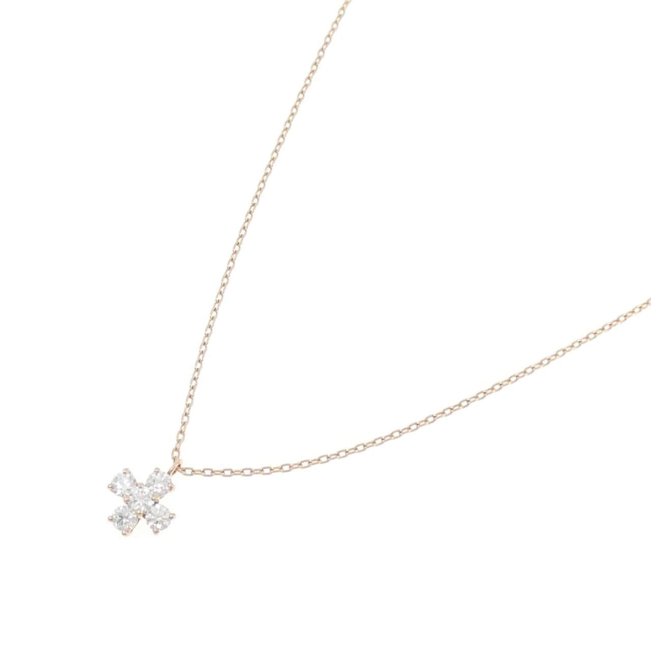 K18PG ダイヤモンド ネックレス 0.30CT
