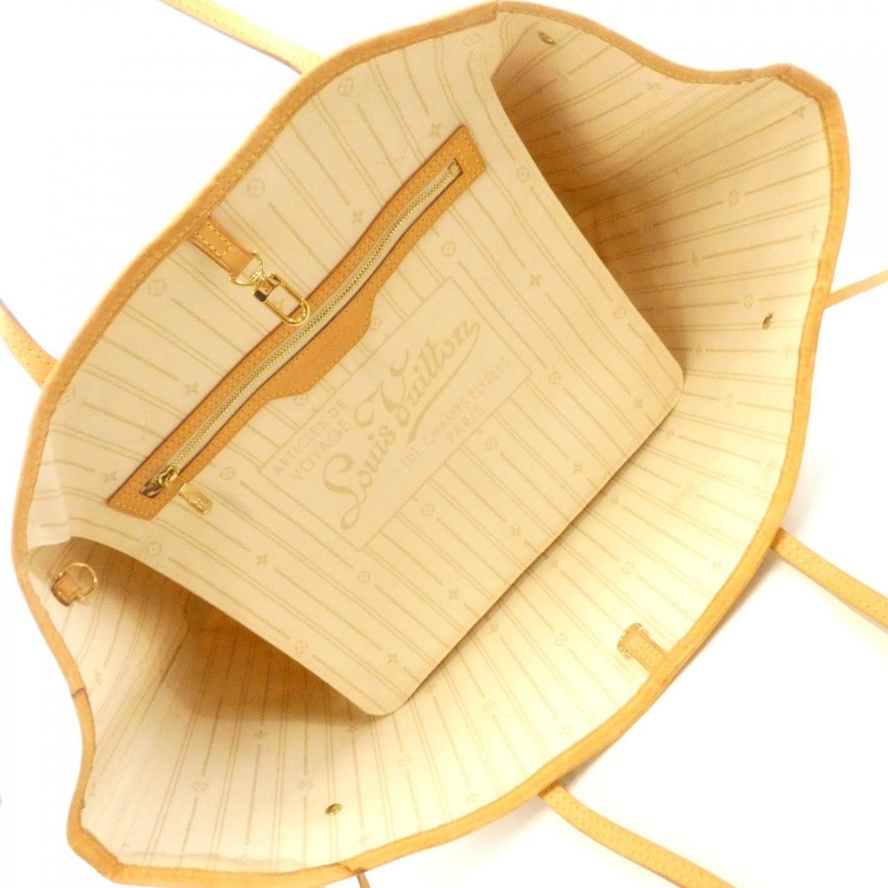 ルイヴィトン ダミエ アズール ネヴァーフル GM N51108 バッグ