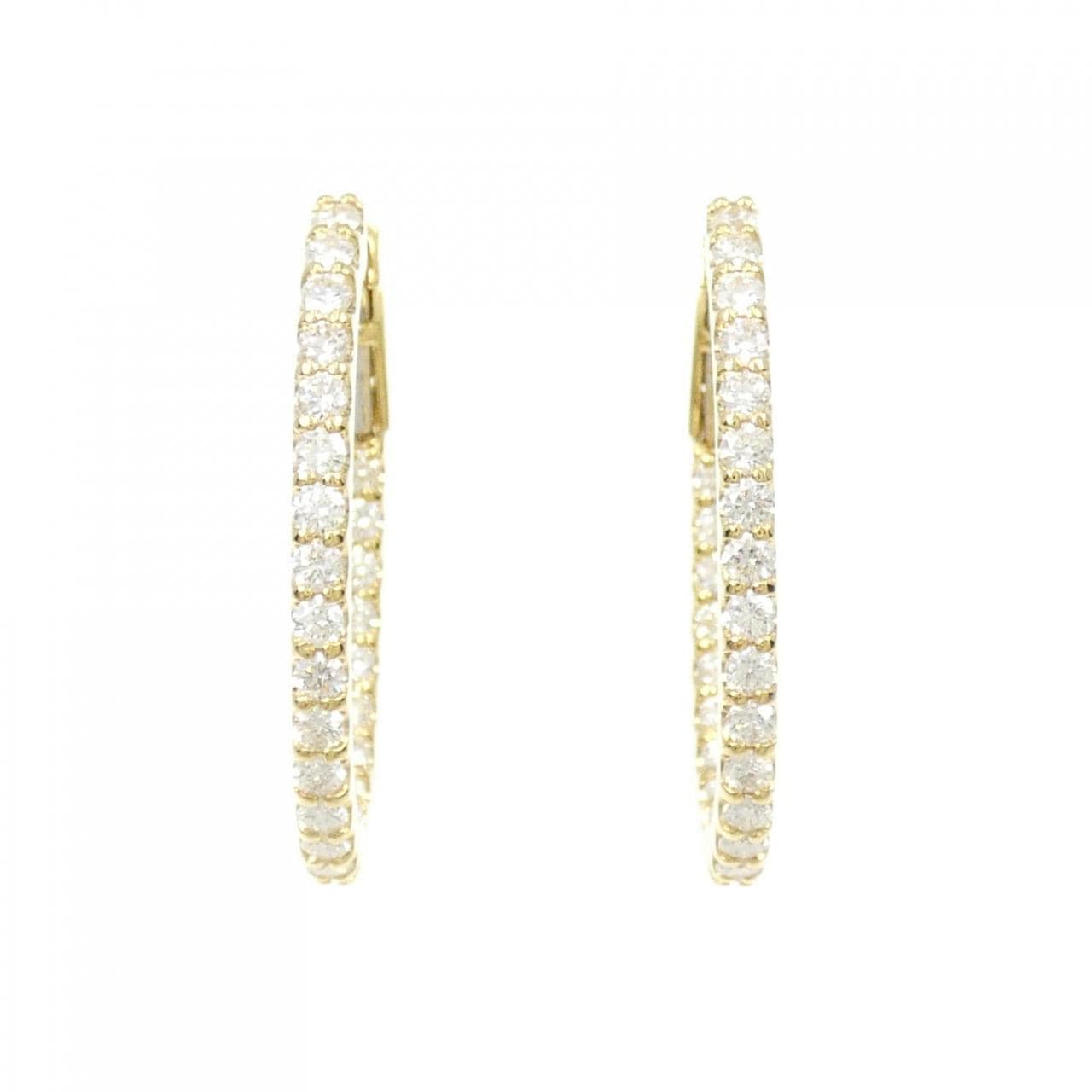 [BRAND NEW] K18YG Diamond earrings 1.00CT