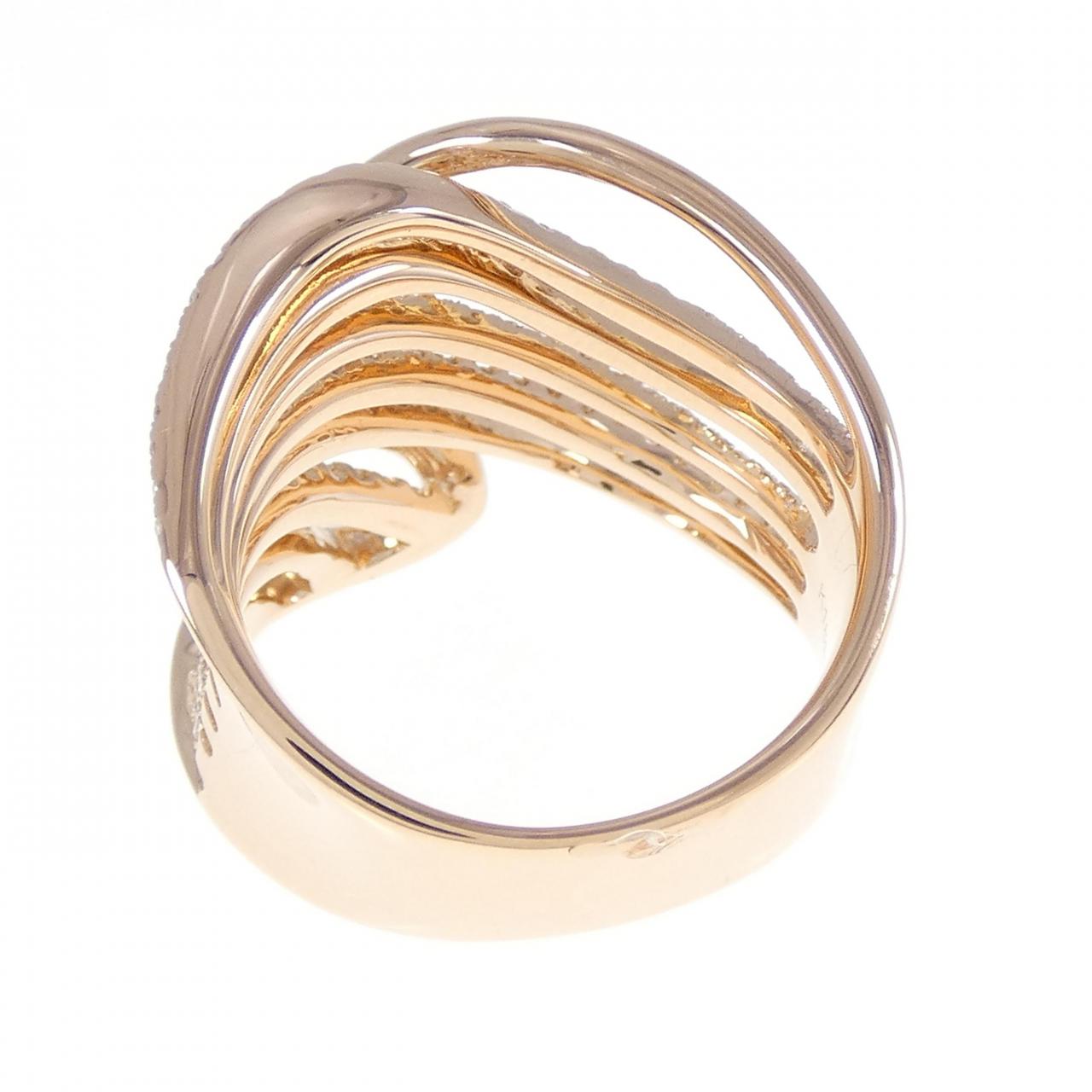 K18PG ダイヤモンド リング 1.00CT