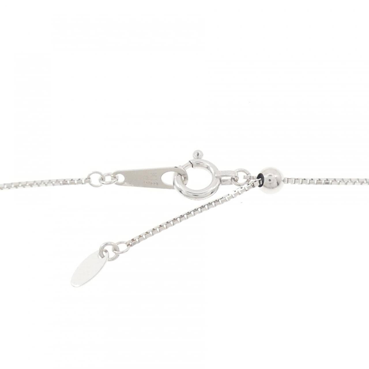 K18WG ペリドット ネックレス 3.13CT
