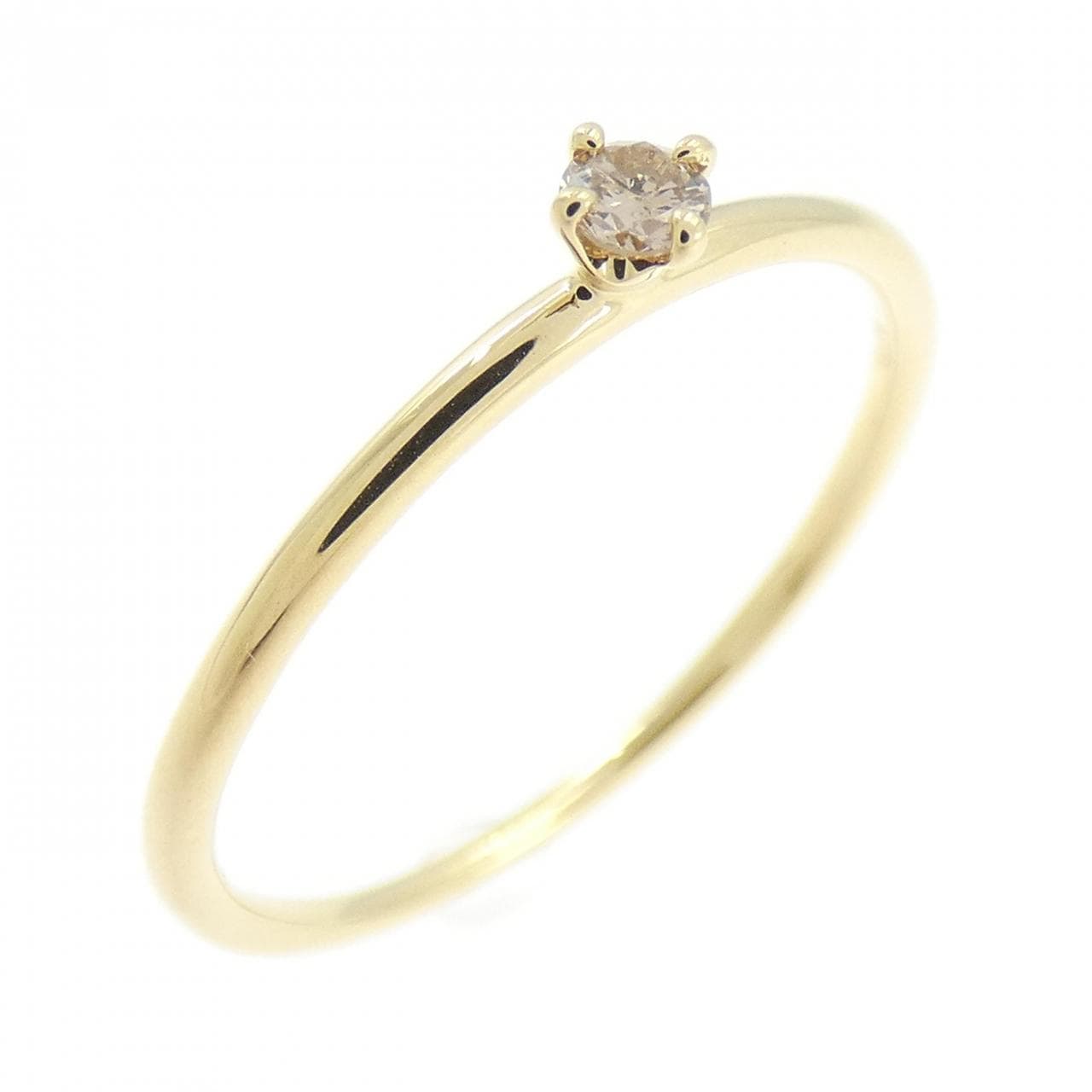 K18YG ダイヤモンド リング 0.05CT
