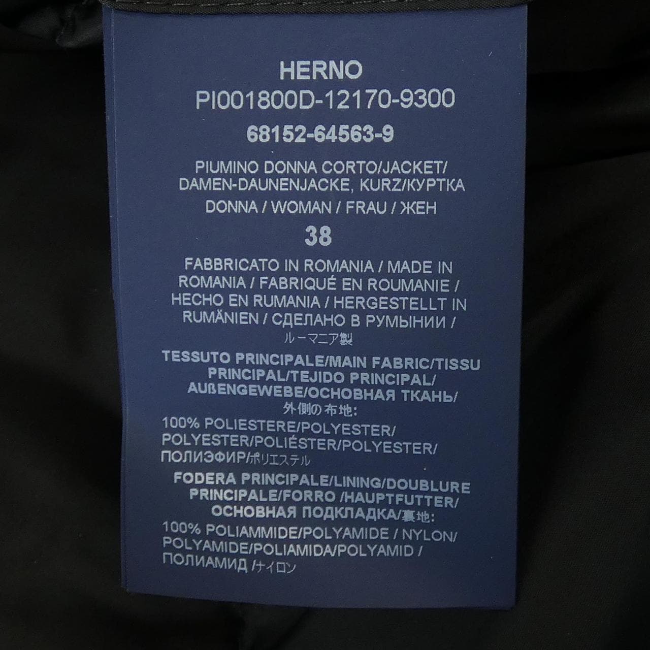 ヘルノ Herno PI001800D ダウンジャケット