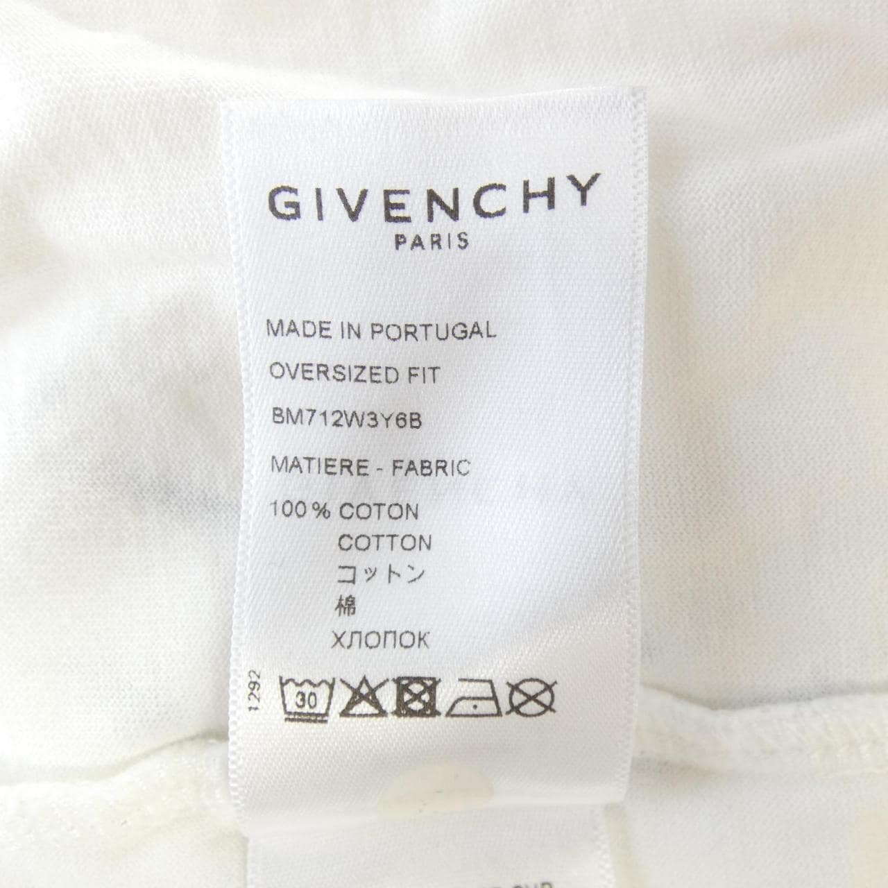 ジバンシー GIVENCHY BM712W3Y6B Tシャツ