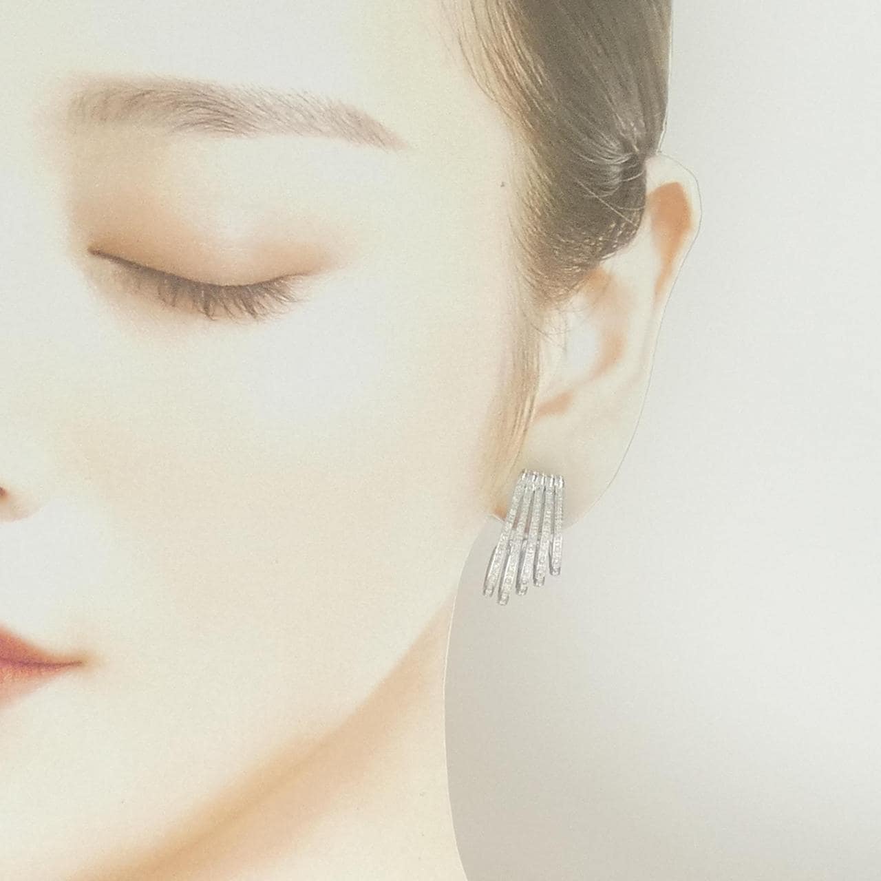 750WG ダイヤモンド ピアス/イヤリング 0.50CT