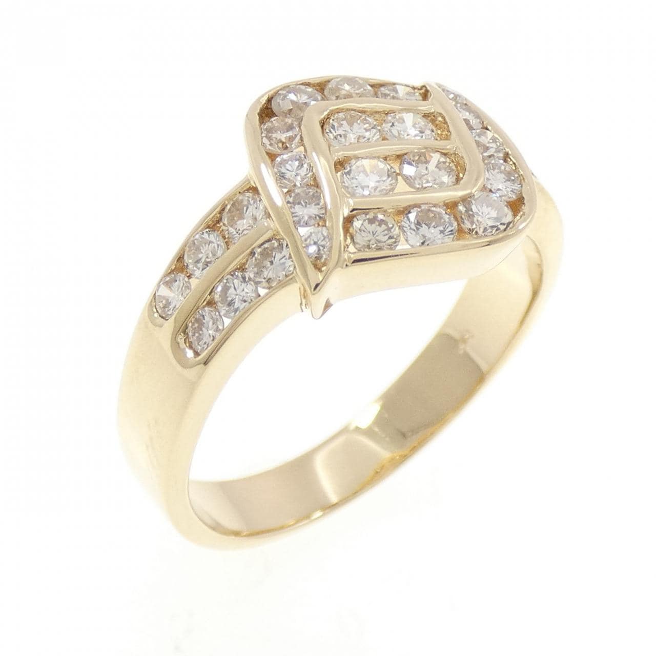 K18YG ダイヤモンド リング 0.75CT