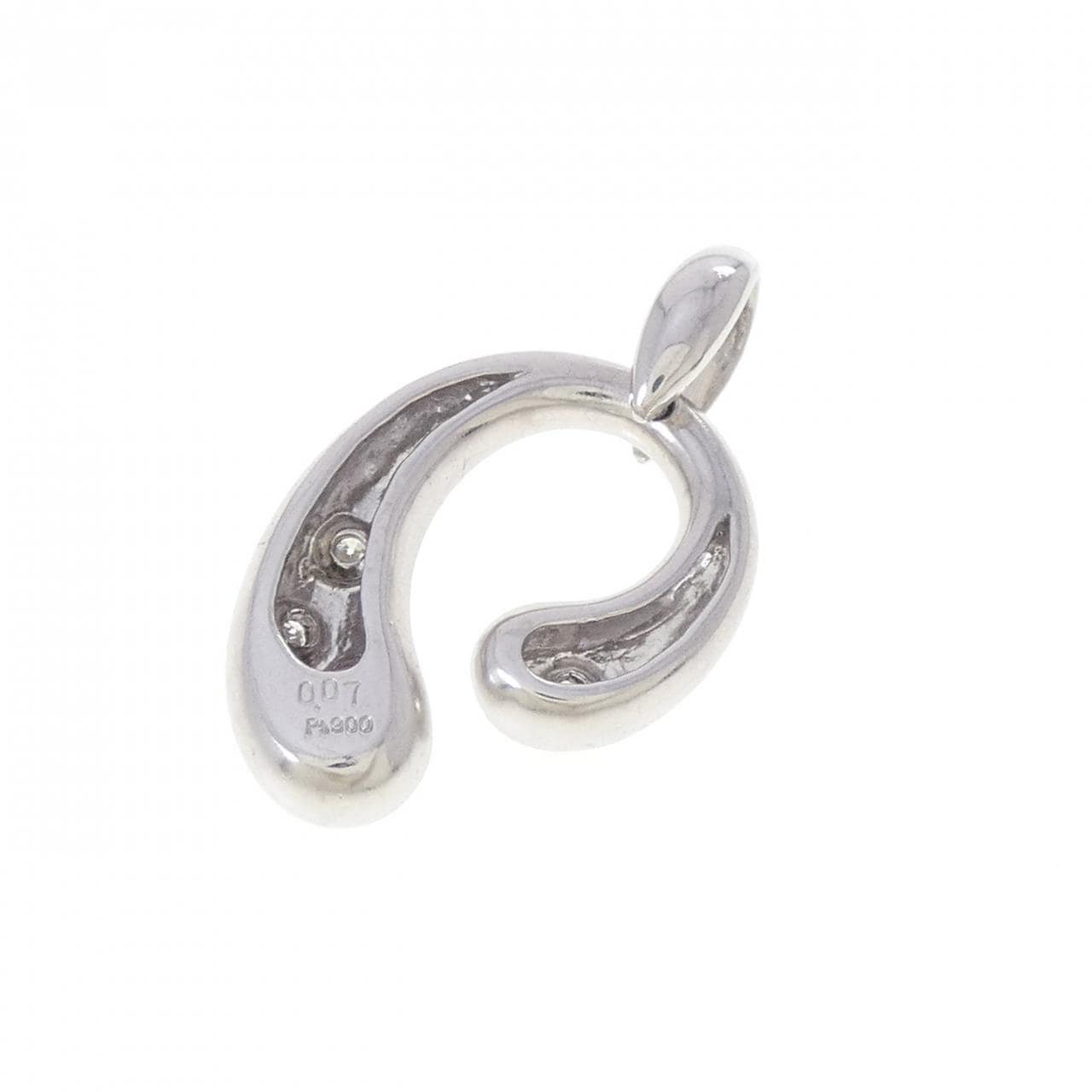 PT900 ダイヤモンド ペンダント 0.07CT
