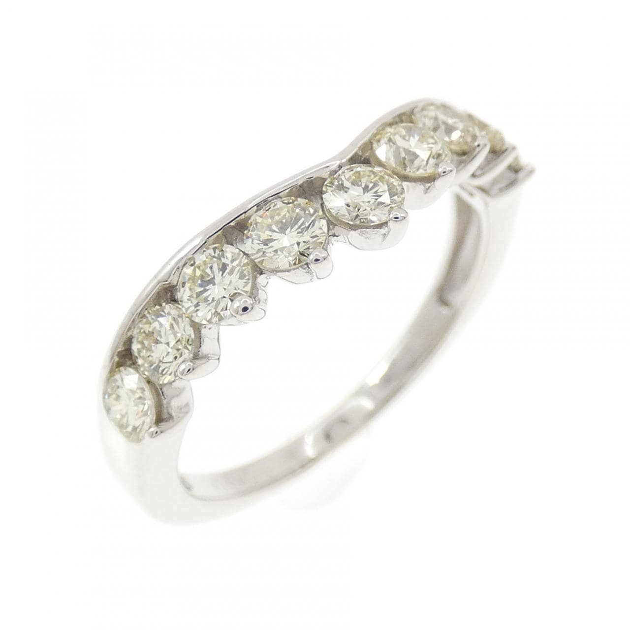 K18WG ダイヤモンド リング 0.72CT