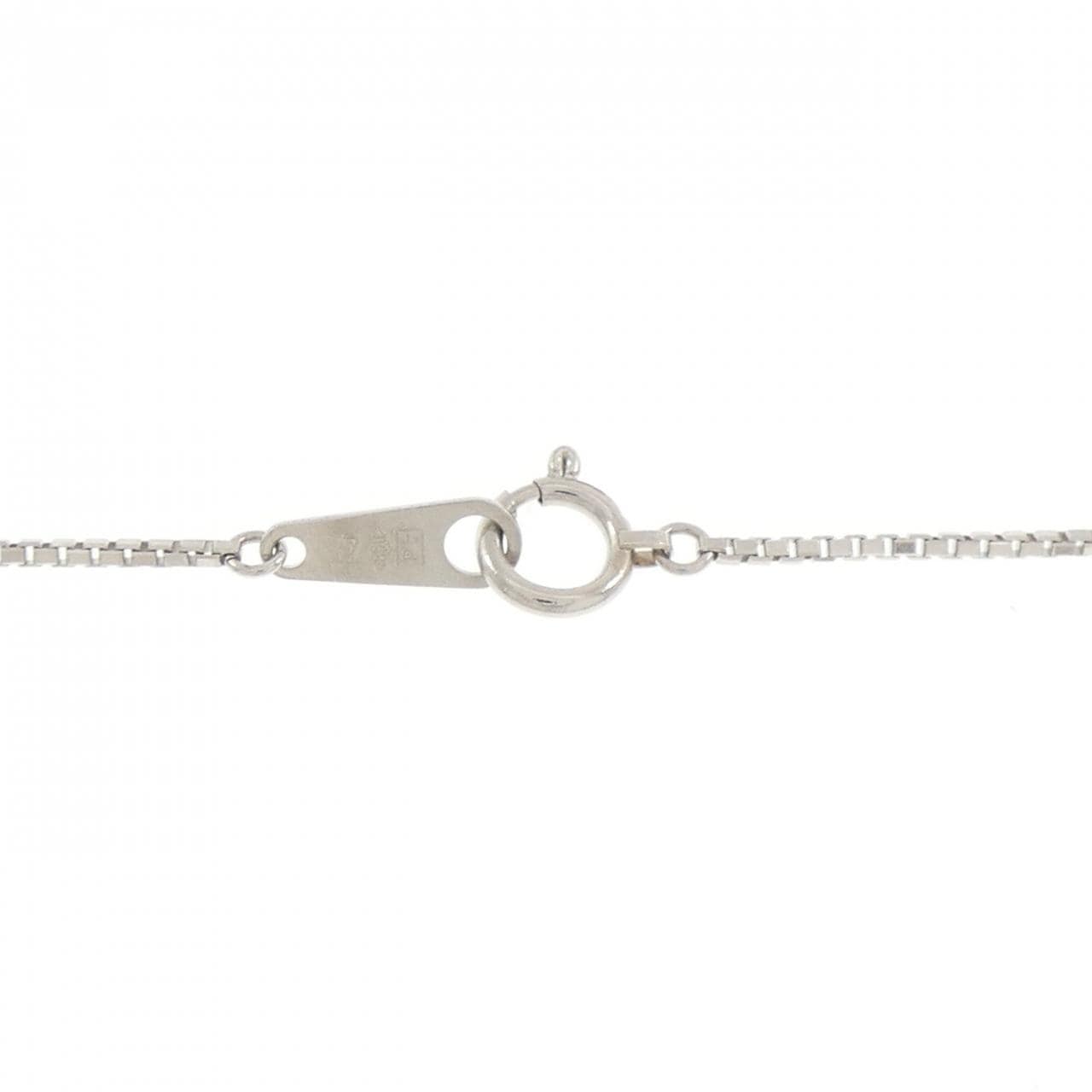 PT900/PT850 フラワー ダイヤモンド ネックレス 1.02CT