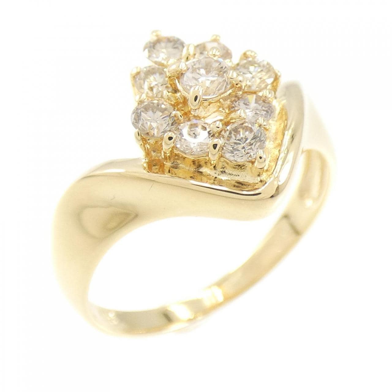 K18YG ダイヤモンド リング 0.50CT
