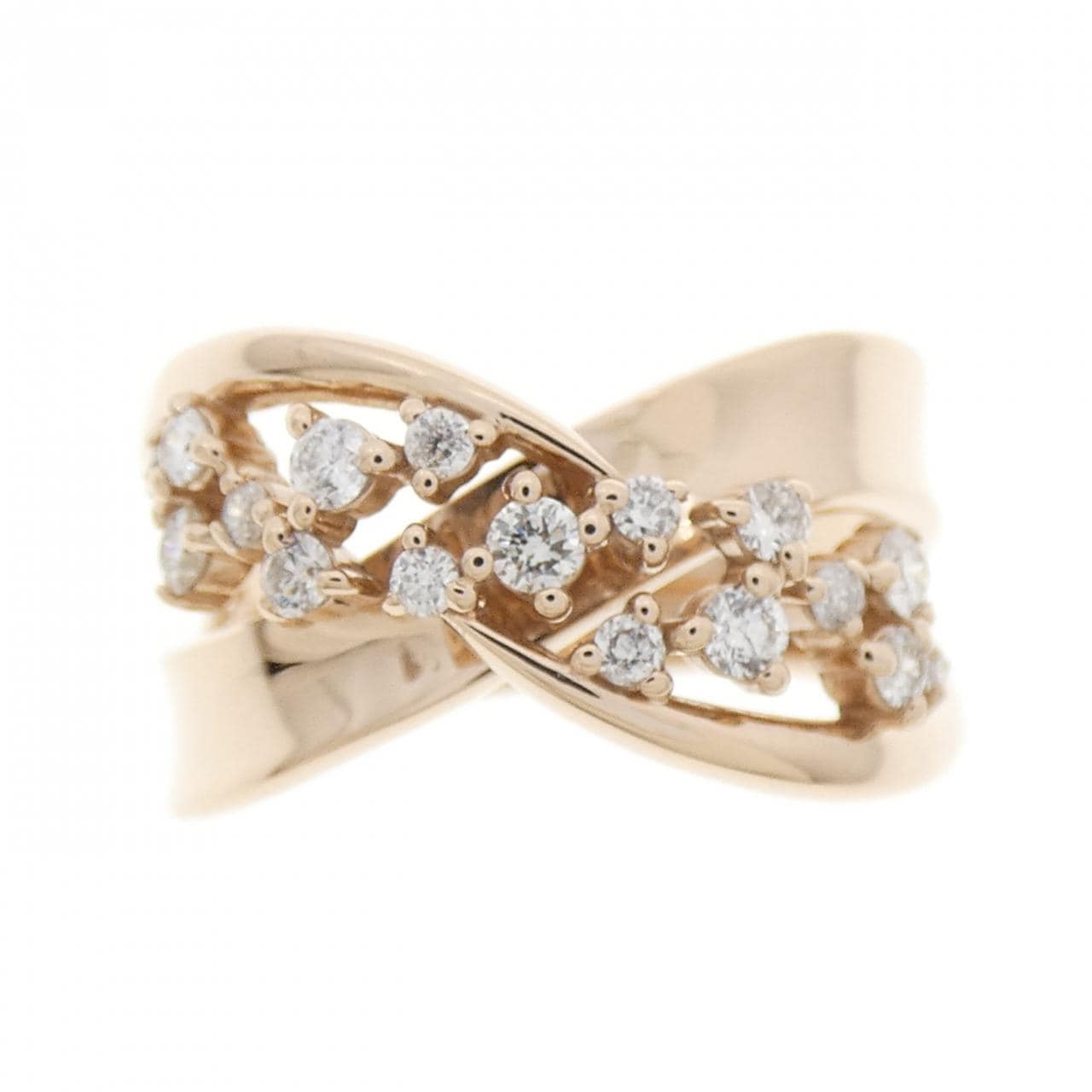 K18PG ダイヤモンド リング 0.32CT