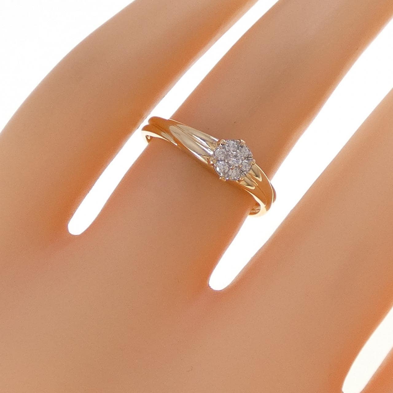 K18YG ダイヤモンド リング