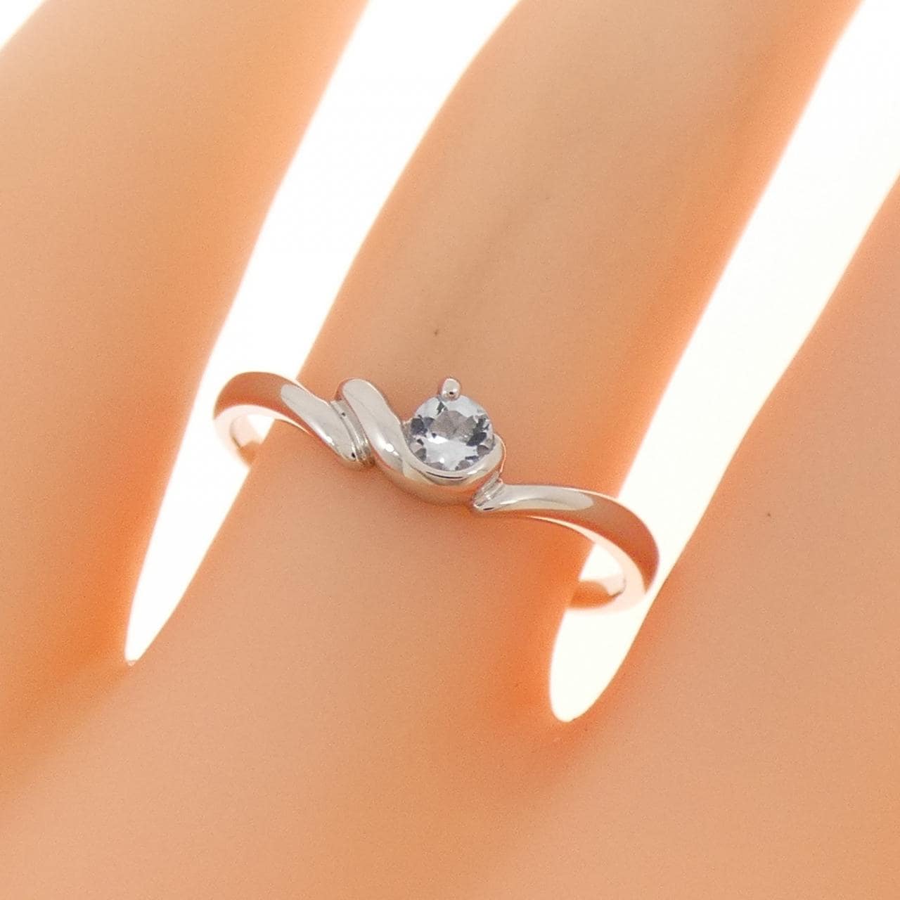 PT900海蓝宝戒指