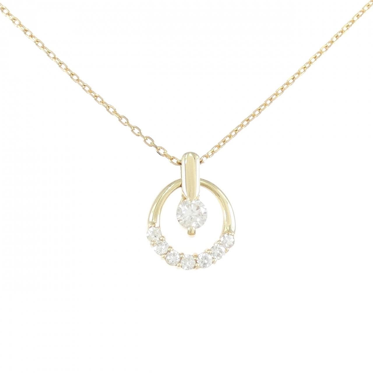 K18YG ダイヤモンド ネックレス 0.40CT