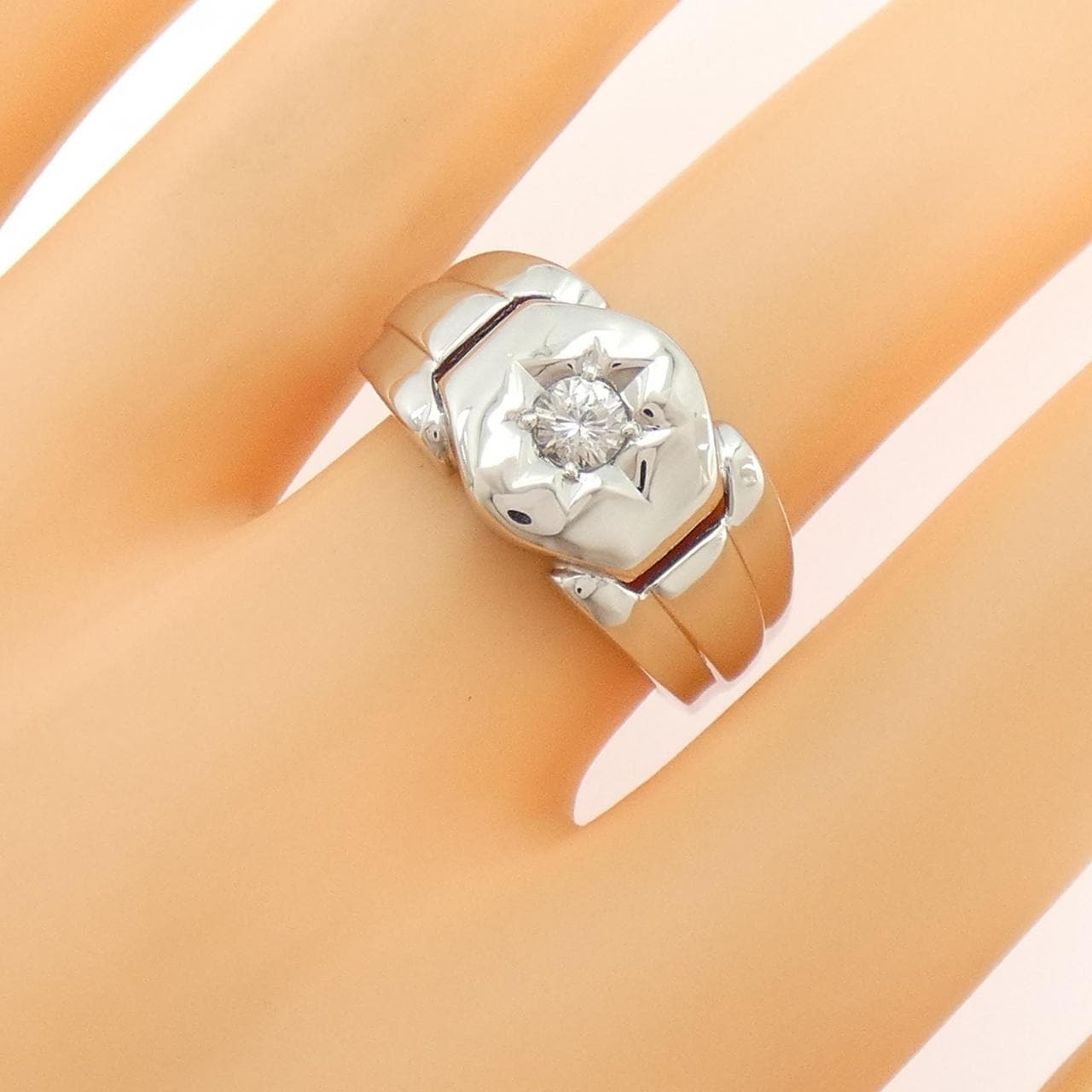 PT900 ダイヤモンド リング 0.22CT