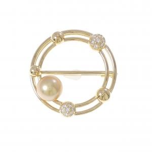 タサキ 白蝶パール ブローチ 9.5mm