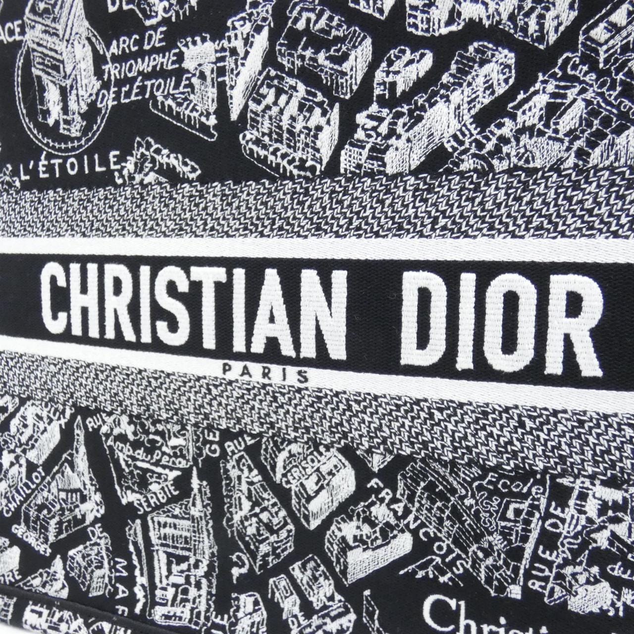 クリスチャンディオール PLAN DE PARIS ディオール ブック トート ミディアム M1296ZOMP バッグ