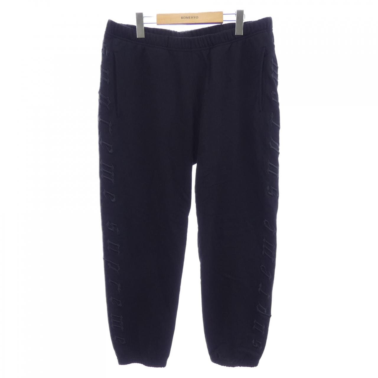 シュプリーム SUPREME Raised Embroidery パンツ
