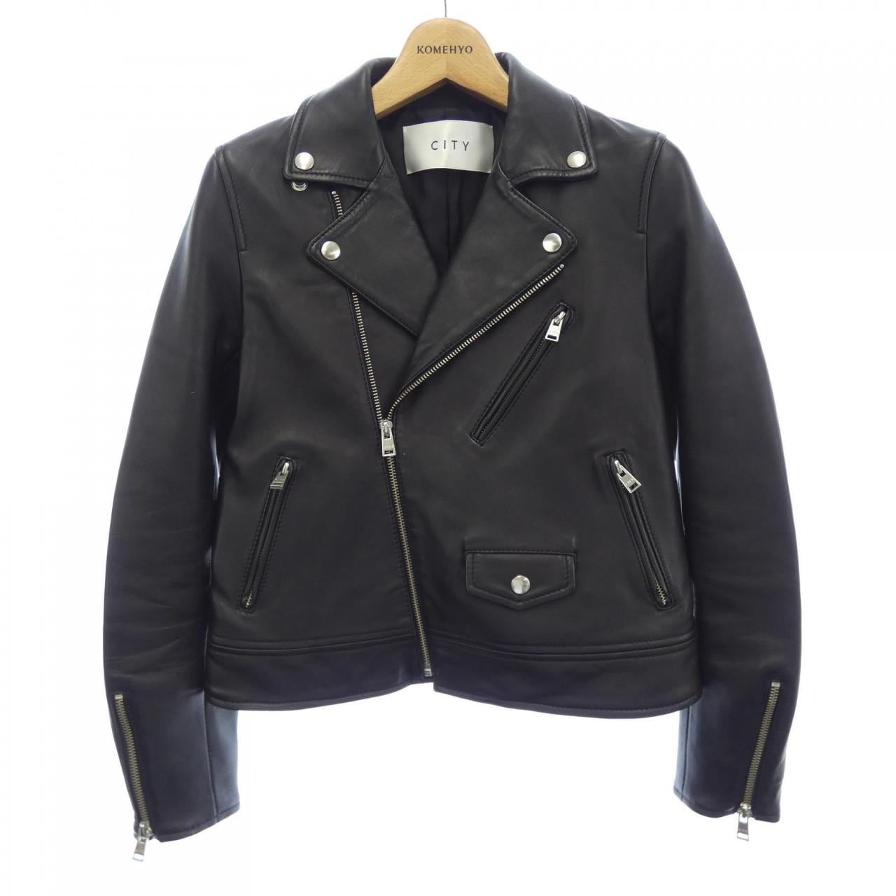 CITY Leather jacket