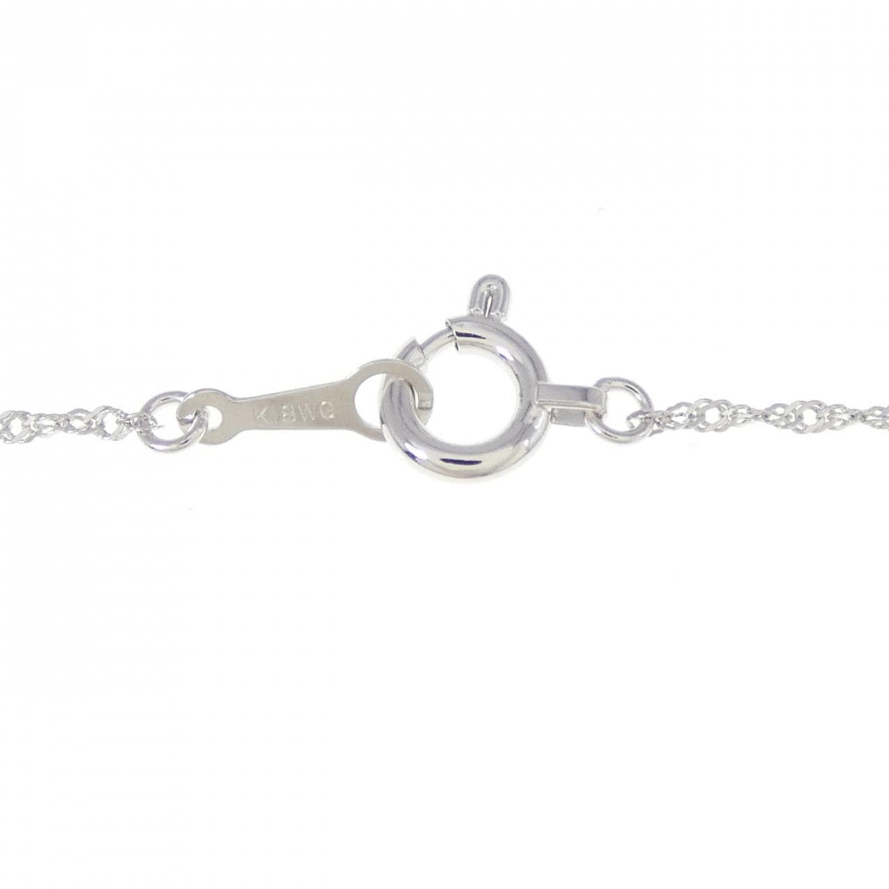 K18WG ダイヤモンド ネックレス 0.15CT