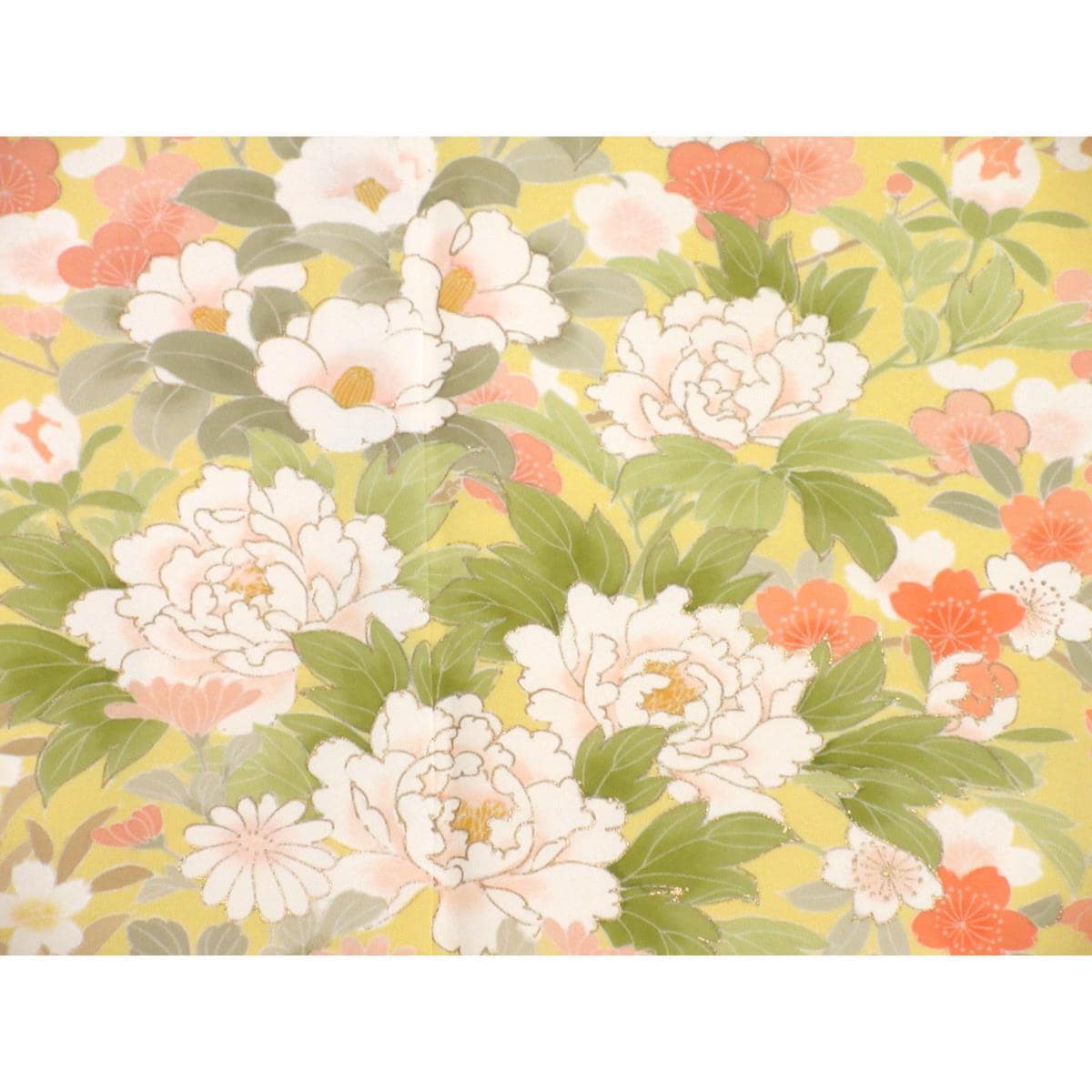 【未使用品】訪問着　友禅金彩加工