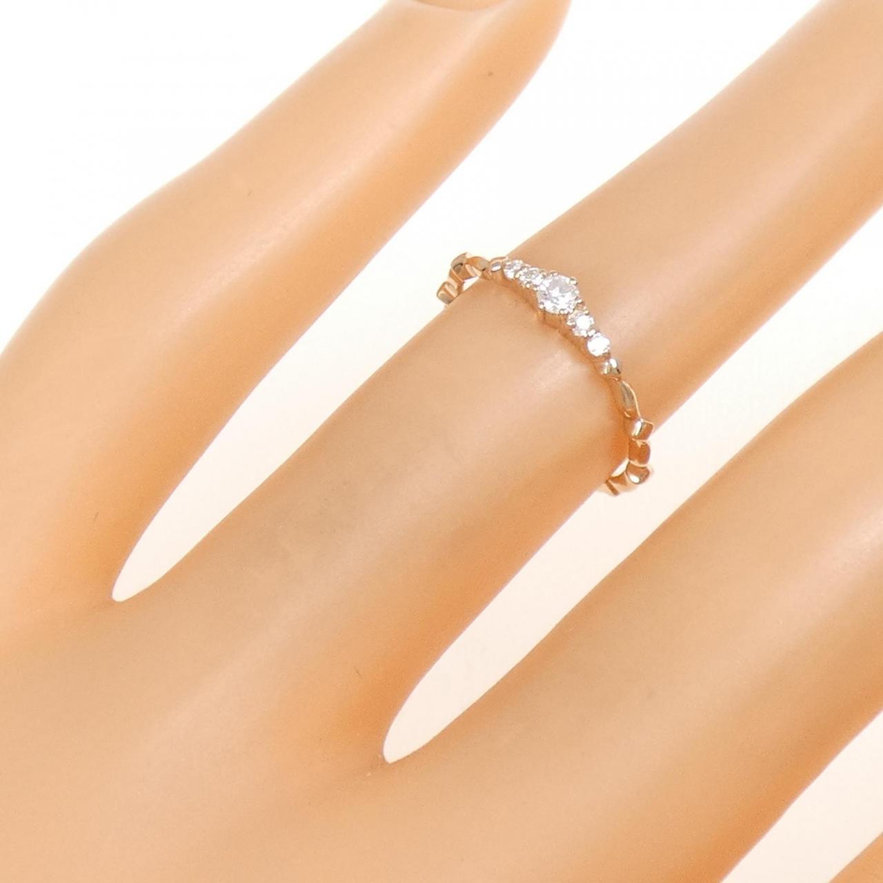 アガット ダイヤモンド リング 0.08CT