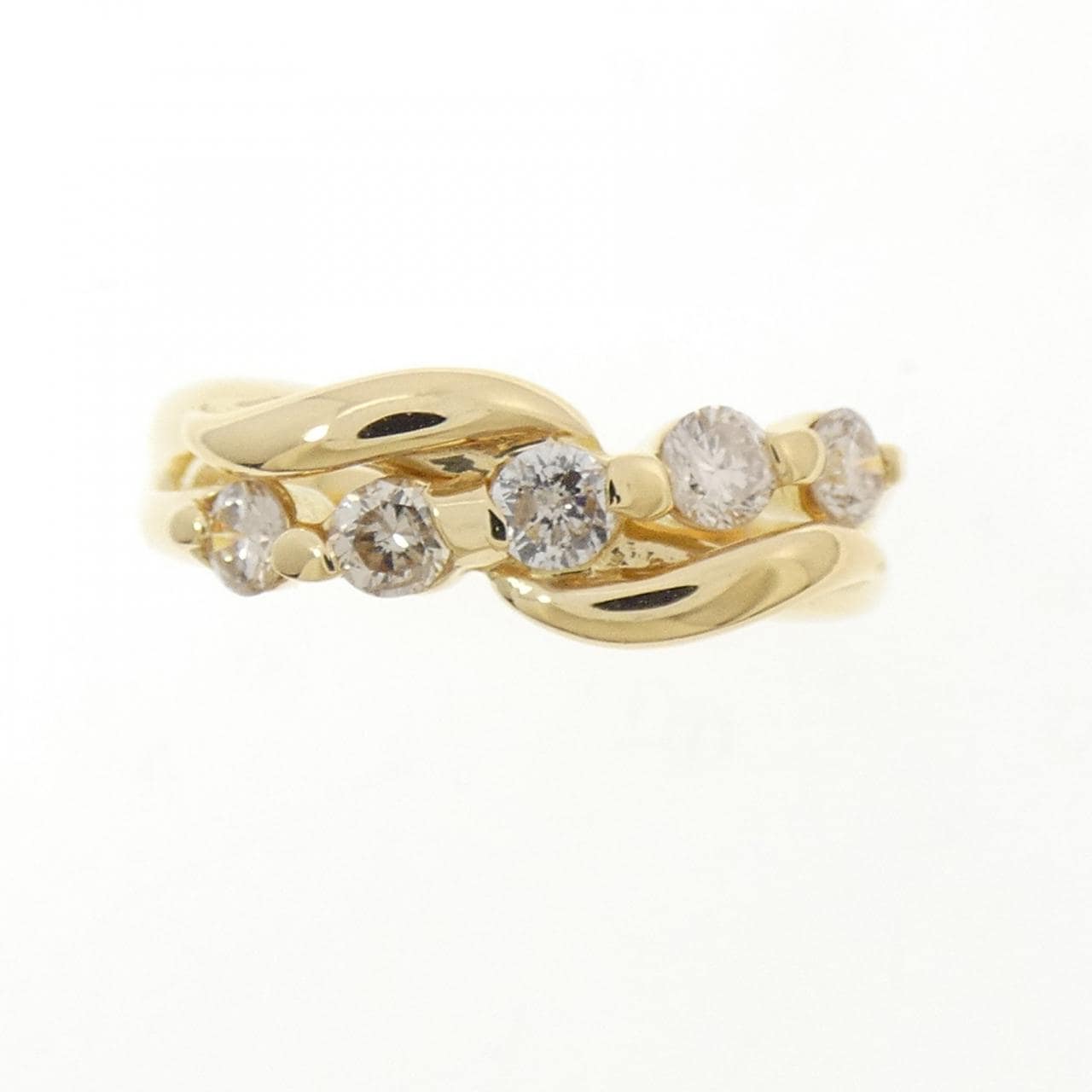 K18YG ダイヤモンド リング 0.50CT