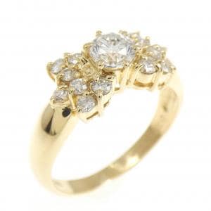 K18YG ダイヤモンド リング 0.33CT