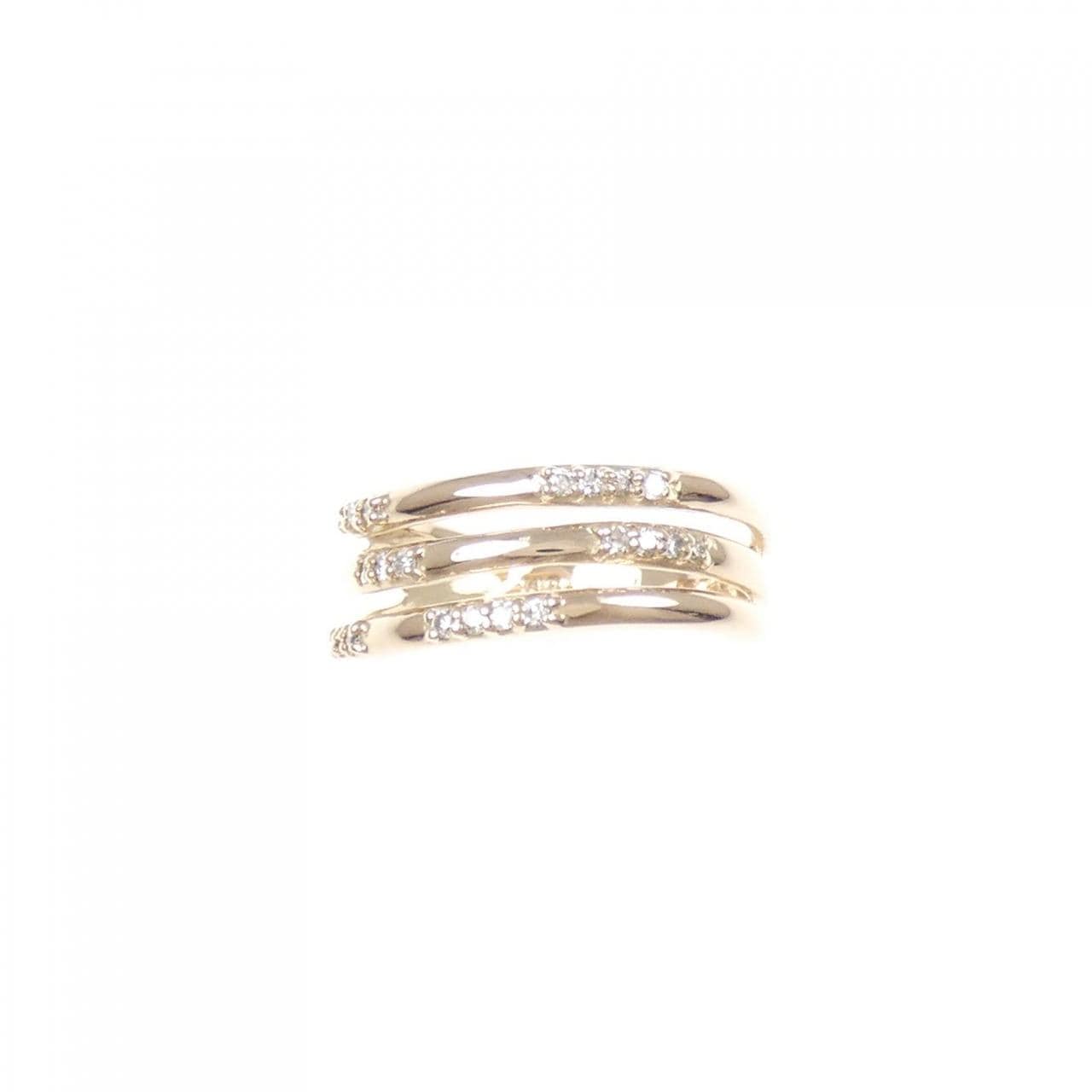 K18PG ダイヤモンド リング 0.10CT