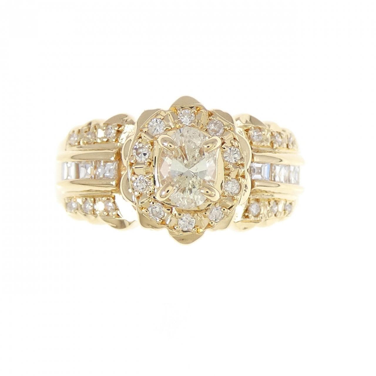 K18YG ダイヤモンド リング 0.70CT