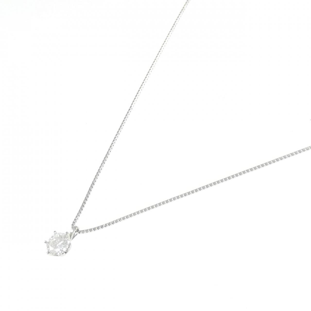 【新品】PT900/PT850 ダイヤモンド ネックレス 0.450CT F SI1 VG